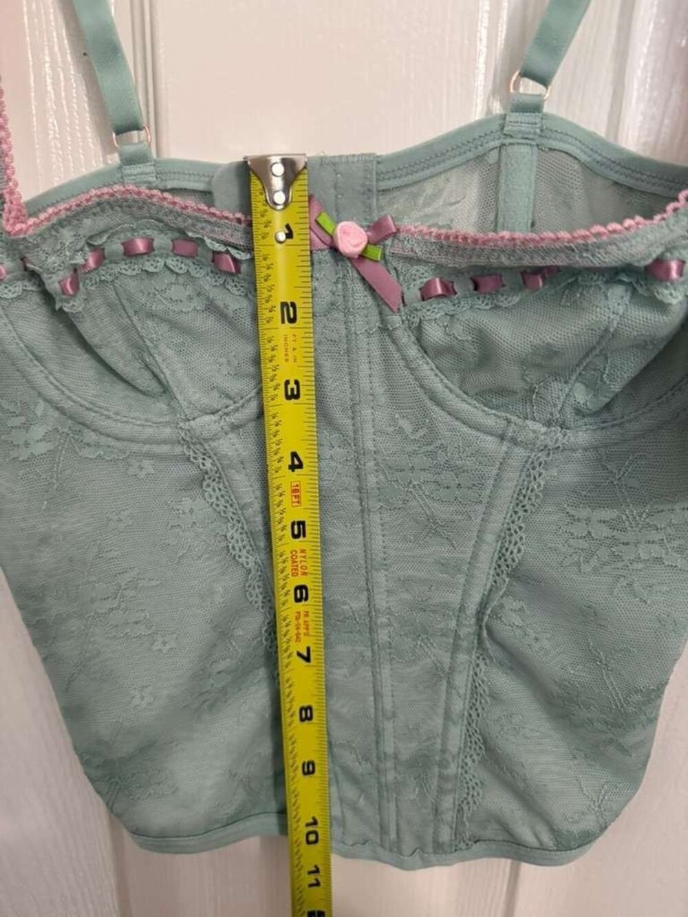 Y2K Out From Under Urban Outfitters Lace Bustier Corset Top XS NWT - Picture 10 of 10